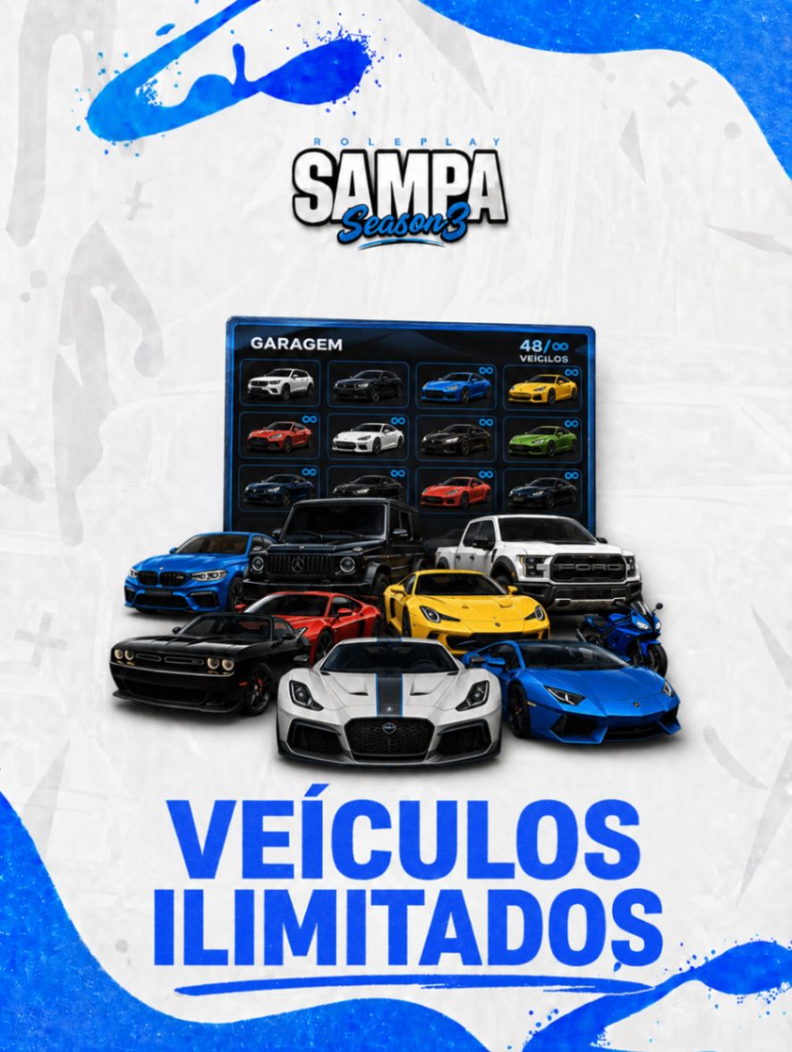 Carros Ilimitados na Garagem